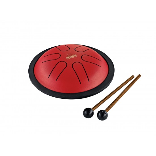 Tongue drum 5,5" 6 notes - Rouge