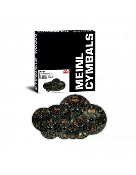 Set de 7 cymbales Classics Custom Dark Expanded 10" / 14" / 16" / 18" / 20"
