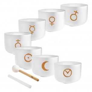 PCSBSETCHA - Crystal singing bowl set