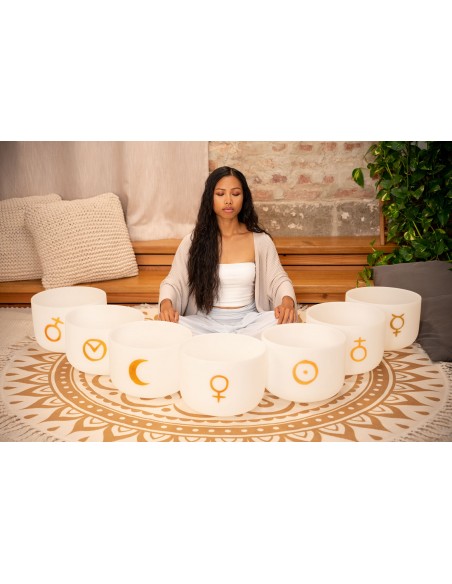 PCSBSETCHA - Crystal singing bowl set