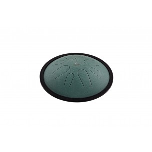 Tongue drum Compact en Si mineur 10" - Vert foncé
