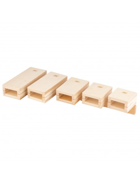 Set of wooden temple blocks