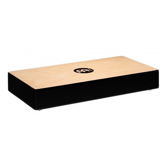 Cajon de voyage - Noir et bois naturel, fini mat