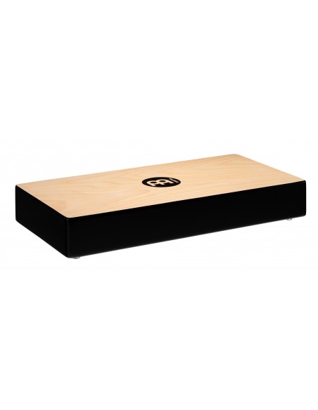 Cajon de voyage - Noir et bois naturel, fini mat