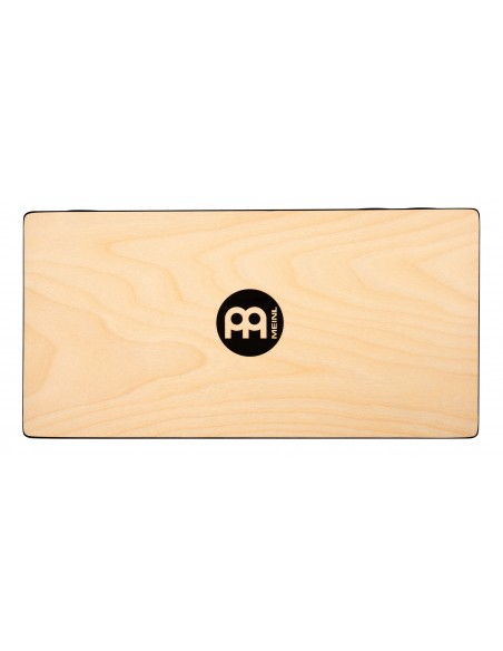 Cajon de voyage - Noir et bois naturel, fini mat