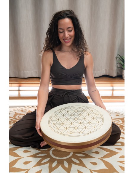 Wave drum 18" - Flower of Life