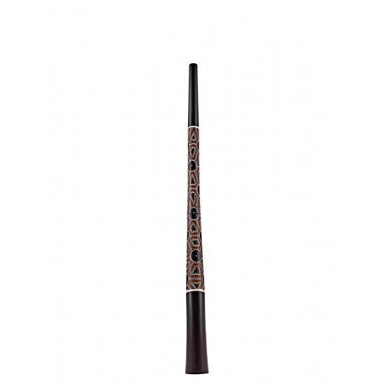 Didgeridoo Sliced Pro in E - Dot painted