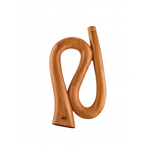 S-shaped Pro didgeridoo in D - Natural wood