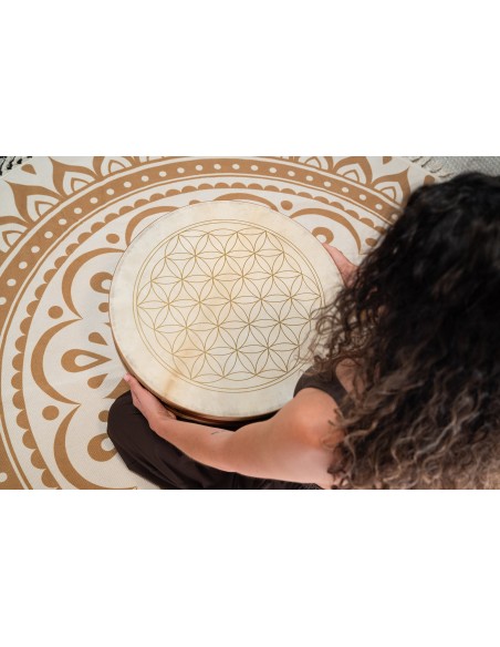 Wave drum 20" - Flower of Life