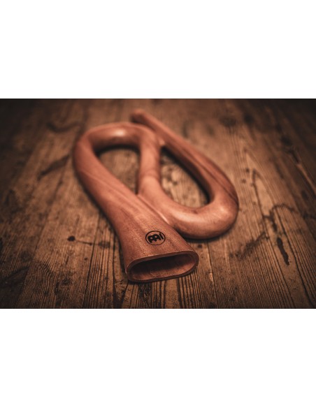 S-shaped Pro didgeridoo in C - Natural wood