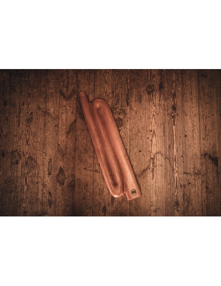 Didgeridoo Pro en forme de Z en Do - Bois naturel