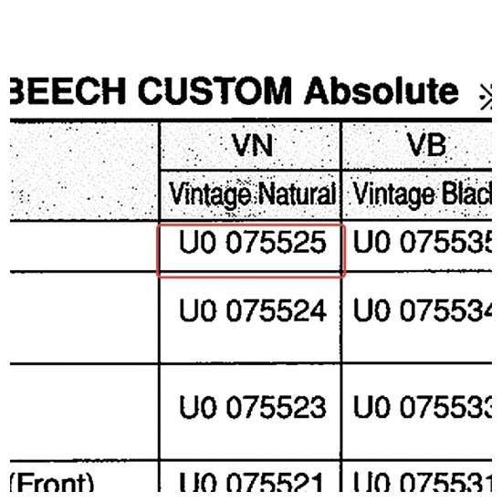 Bass Drum Wood Hoop 24" - Beech Custom Absolute - VN Finish - YAMAHA U0075525