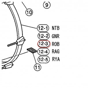 Cercle bois grosse caisse 20" - Rydeen RBD520 - finition ROB - YAMAHA U0075653