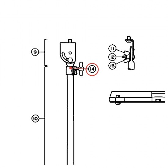 Vis papillon M6 x 13 - YAMAHA U0123240