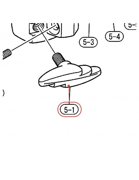 Vis papillon M8 x 15 pour stand caisse claire SS-730/735/830/835 - YAMAHA U0123310