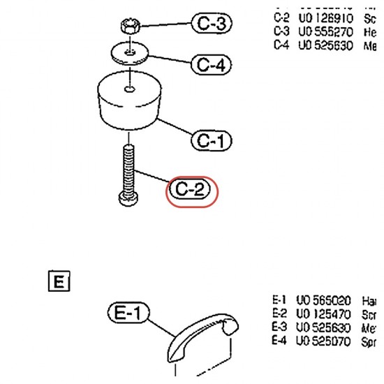 Cover Mounting Screw M5 x 30 MSH915 - HipGig - YAMAHA U0126910