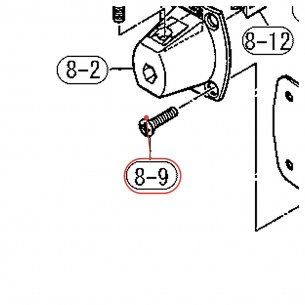 Vis tête fraisée M6 x 20 chromée - YAMAHA U0127790
