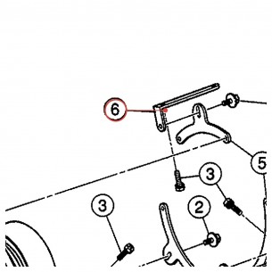 Fixation de haut-parleur 2 - Subkick SKRM100 - YAMAHA U0143410