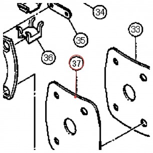 Tom Mount Plate RTT812T / 810 / 812 - YAMAHA U0147250