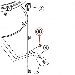 Bouchon d'évent MSD10PE / MSD12PE / SD435DG - YAMAHA U0148060