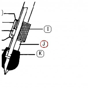 Bass Drum Leg Post Bottom Section BD900 - YD9000 - YAMAHA U0150550