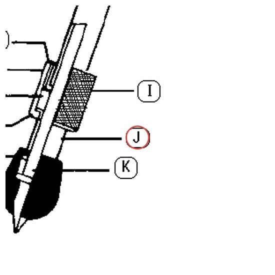 Bass Drum Leg Post Bottom Section BD900 - YD9000 - YAMAHA U0150550