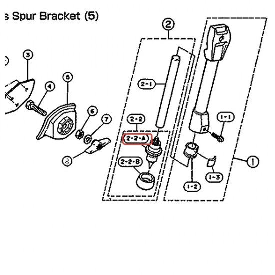 Bass Drum Spur v4 - Power V / Power V Special - YAMAHA U0151075
