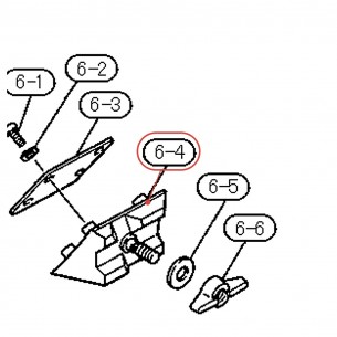 Bass Drum Spur Bracket Holder Right (R) - YAMAHA U0152020