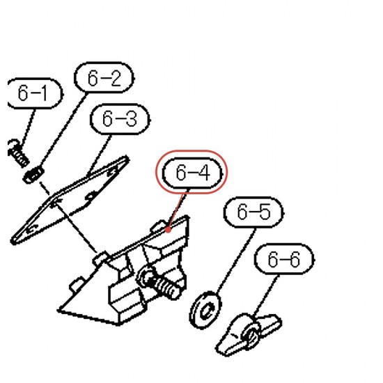 Embase de pied de grosse caisse droite (R) - YAMAHA U0152020