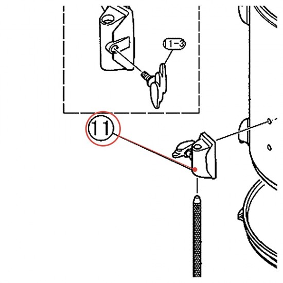 Floor Tom Bracket v7-B (3) - Junior Kit - YAMAHA U0160395