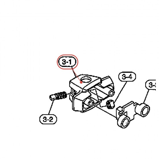 Floor Tom Bracket (F3) SFT6xxY (Body Only) - YAMAHA U0162100