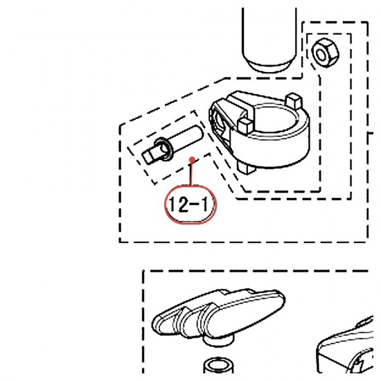 Kit de vis à empreinte carrée pour rack HXR - YAMAHA U0164200