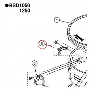 Contrepartie de déclencheur de timbre (B-3N) droite - YAMAHA U0200082