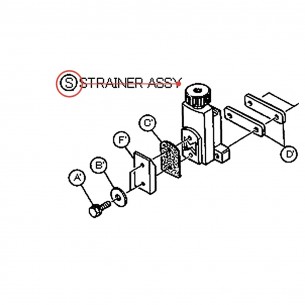 Strainer Butt Side Assembly - YAMAHA U0200970