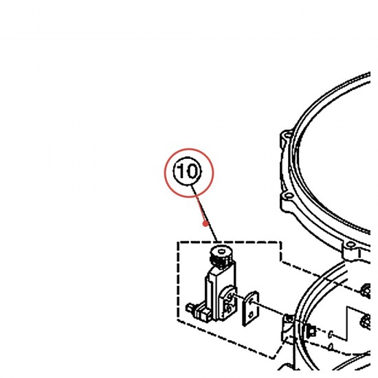 Déclencheur de timbre (G) droit v2 SD6455KS - YAMAHA U0200972