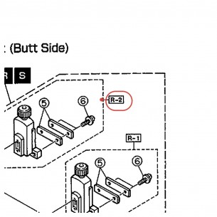 Strainer Butt Side Complete (G) Right MSD13ADW / MSD13DW - YAMAHA U0200975