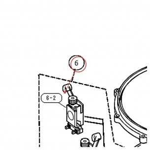 Déclencheur de timbre gauche SD-355DW - YAMAHA U0201130