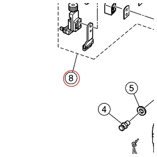 Contrepartie de déclencheur SD355ADW - YAMAHA U0201155