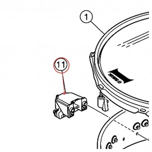 Contrepartie de déclencheur (I) droite SD4355 - YAMAHA U0201400