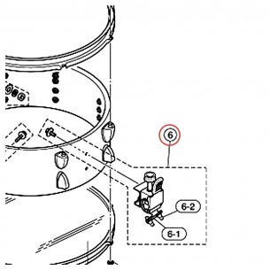 Strainer Release Side (PC) - Gigmaker - YAMAHA U0201440