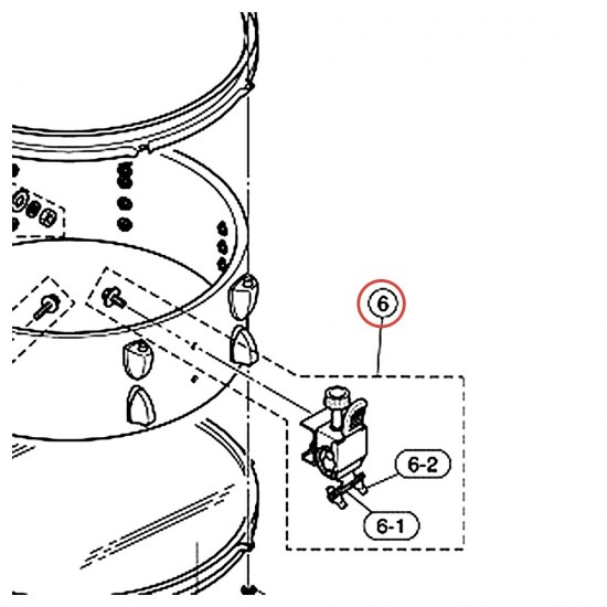 Strainer Release Side (PC) - Gigmaker - YAMAHA U0201440