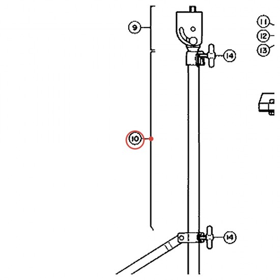 Tube complet Silencer SL10J - YAMAHA U0300110