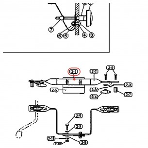 Embase de fixation de pédale Cocktail Drum CD15CJ - YAMAHA U0333070