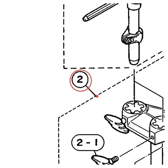 Tom Holder Base (E) Assembly - TH-850 - YAMAHA U0400150
