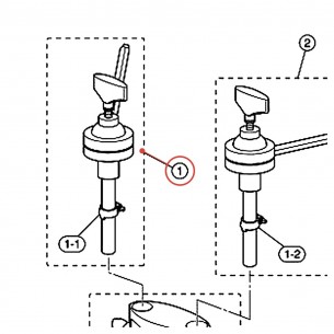 Clamp Left (PC) Assembly - Gigmaker CLGM - YAMAHA U0410620