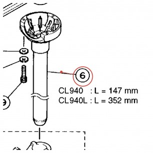 Bottom Ball Cover (2) Assembly - CL940LB / CL945LB / PS940 (CHN) - YAMAHA U0410912