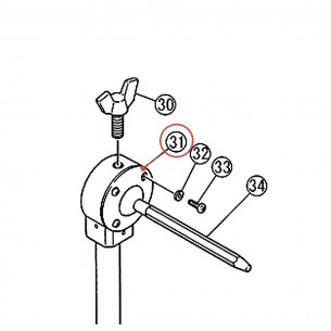 Logement de rotule intérieur v4 DP22A - YAMAHA U0412210