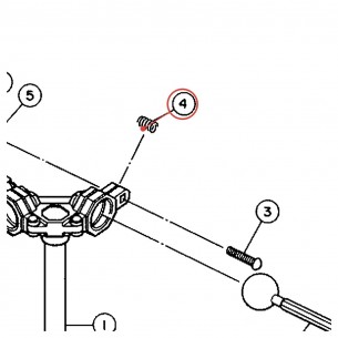 Tom Holder Spring - WS-710 / WS-712 - YAMAHA U0413460