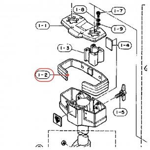 Cache caoutchouc d'embase de support de tom TH-80W - YAMAHA U0418020