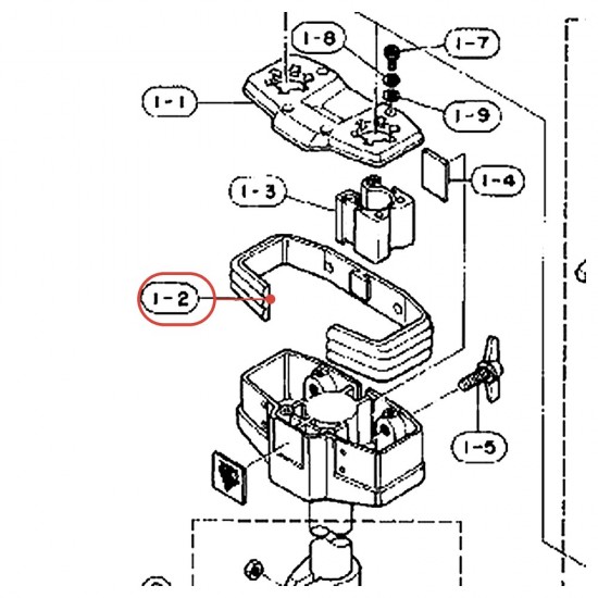 Cache caoutchouc d'embase de support de tom TH-80W - YAMAHA U0418020